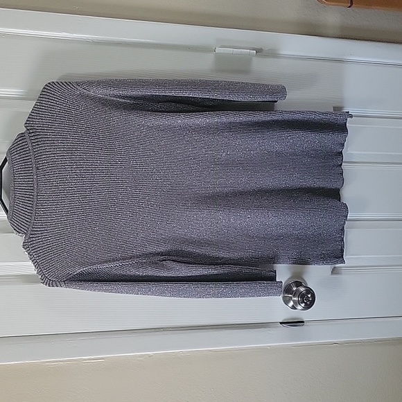 Lauren Michelle Gray Sweater with Gemstones Size L - Picture 2 of 5